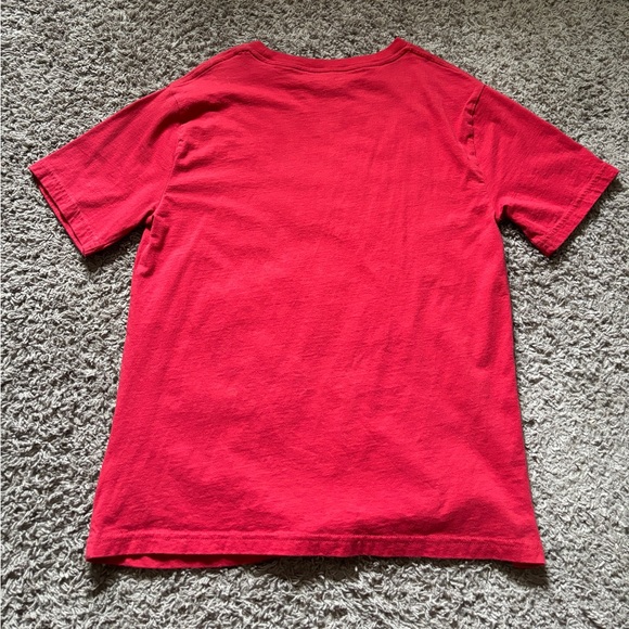 Red polo crew neck t shirt - Picture 9 of 13